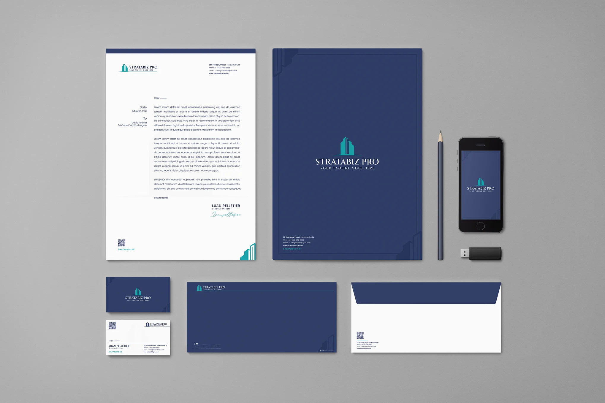 Verschillende varianten van een logo-ontwerp